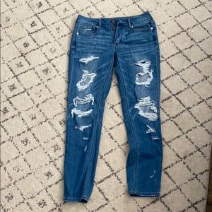 American eagle tomgirl jeans size 4